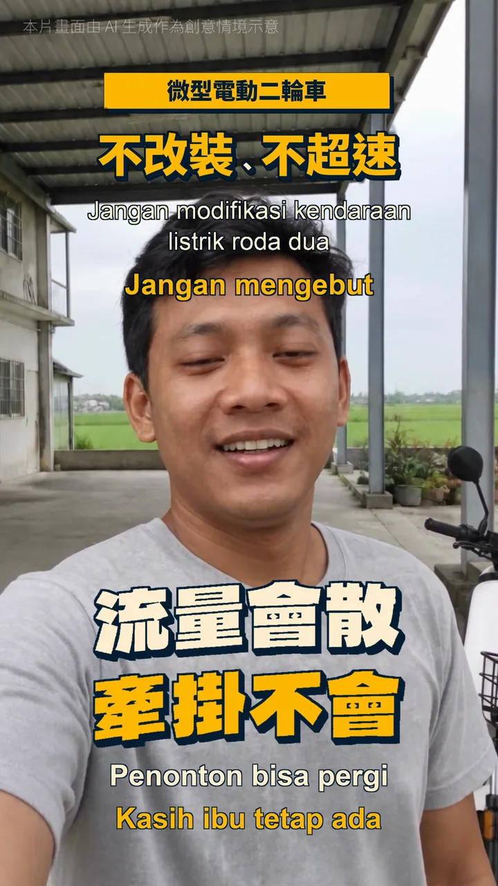 篇章六《忠實觀眾》原片畫面(AI 生成畫面)